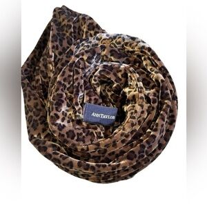 Ann Taylor cheetah print scarf